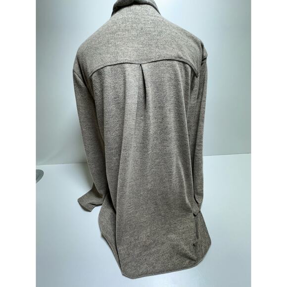 Notations Large Women’s Cardigan Brown Open Front Knit Long Sweater - Picture 3 of 6